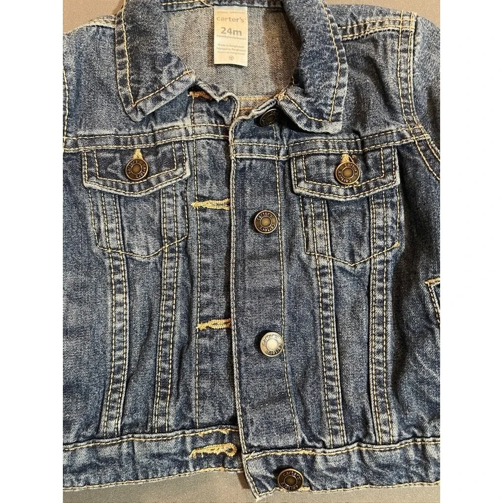Toddler Girls‎ Carter Denim Jacket size 24Months